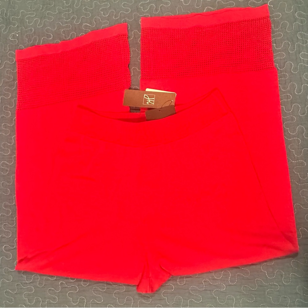 Joseph Ribkoff Vibrant Red Culotte Pants, NWT, Size M